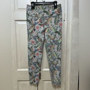 Victoria Sport Women Large Multicolor Floral Leggings High Waisted